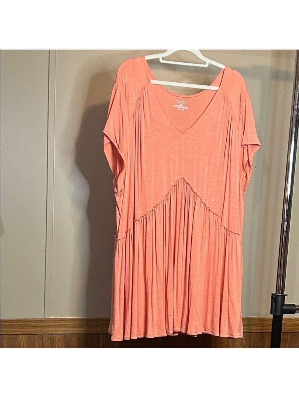 Lane Bryant Coral Tunic Top